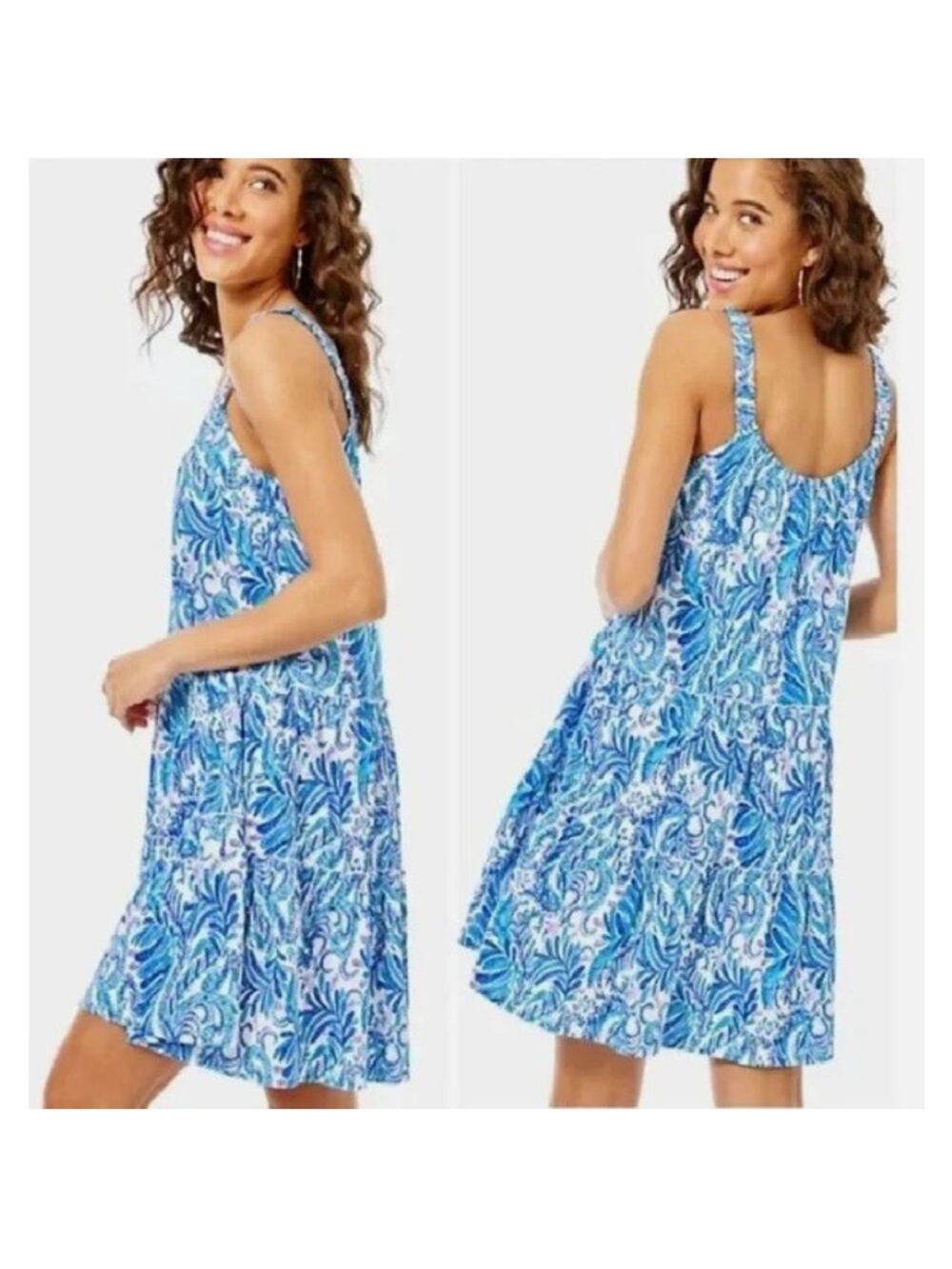 Lilly Pulitzer Loro swing dress size S Got your back pop up print - Picture 12 of 12